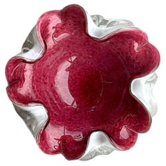 Vintage Italian Glass Bowl After Murano