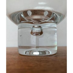 Vintage Italian Glass Bubble Vase, 1970