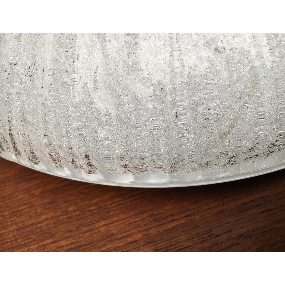 Vintage Italian Glass Ceiling Lamp from Lucitalia, 1970 en vente 4