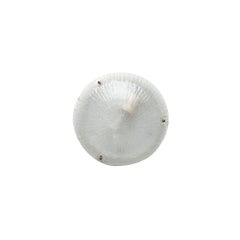 Vintage Italian Glass Ceiling Lamp from Lucitalia, 1970s