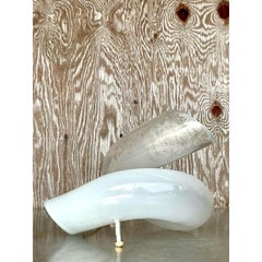 Vintage Italian Glass Knot Table Lamp