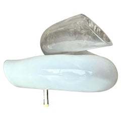 Vintage Italian Glass Knot Table Lamp