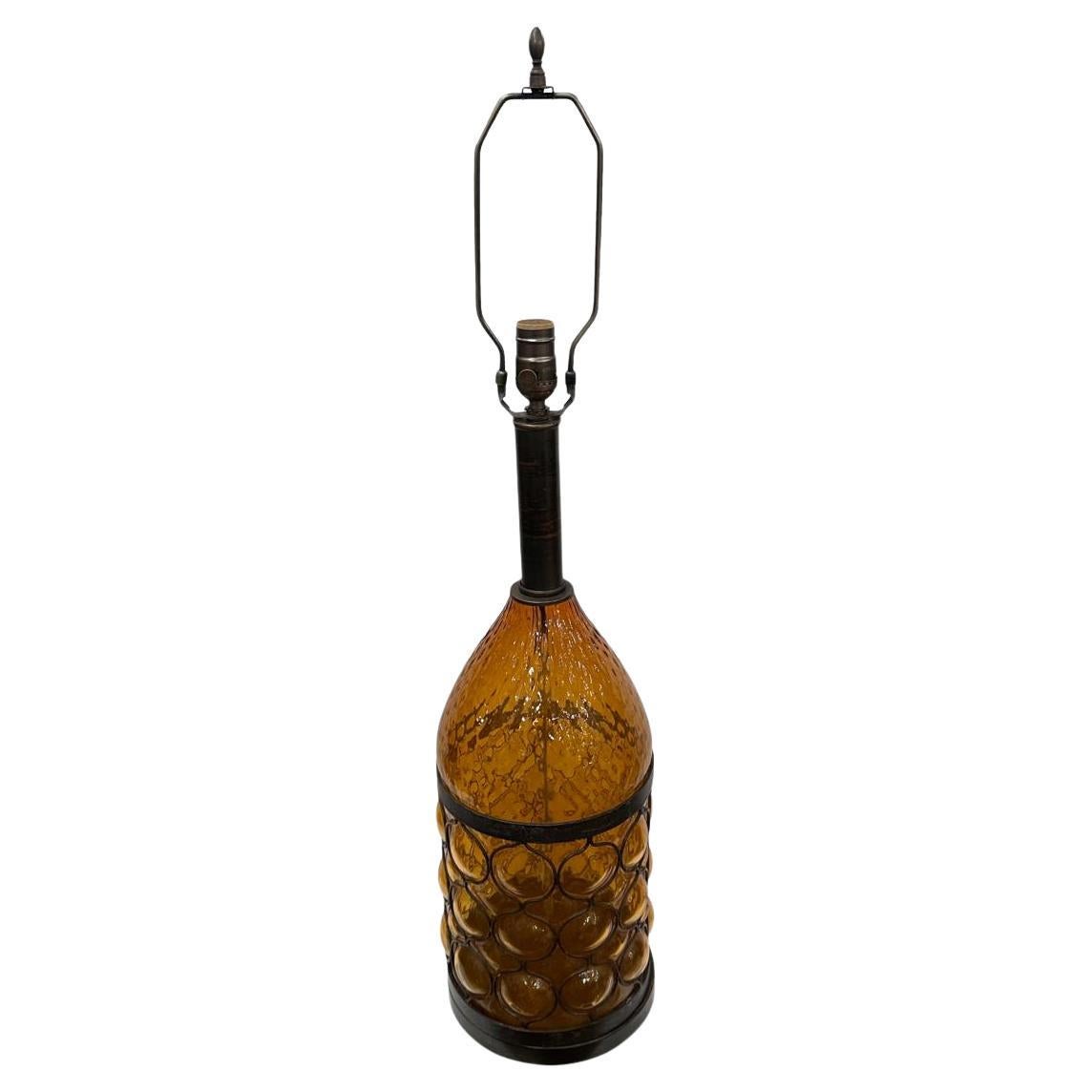 Vintage Italian Glass Lamp