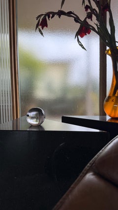 Vintage Italian glass paperweight, mid 20th century