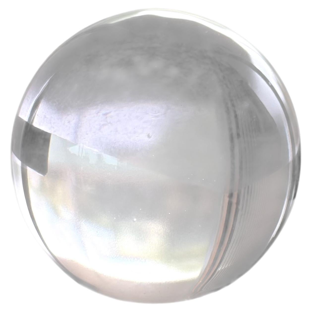 Vintage Italian glass paperweight, mid 20th century