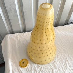 Paralume per lampada a sospensione in vetro vintage Italian Lamp di Toso & Massari per Leucos