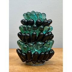 Vintage Italian Glass Pinecone Light Shade