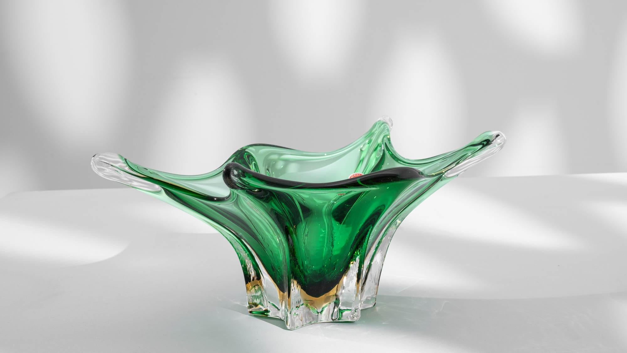 Vintage Italian Glass Plateau For Sale 1