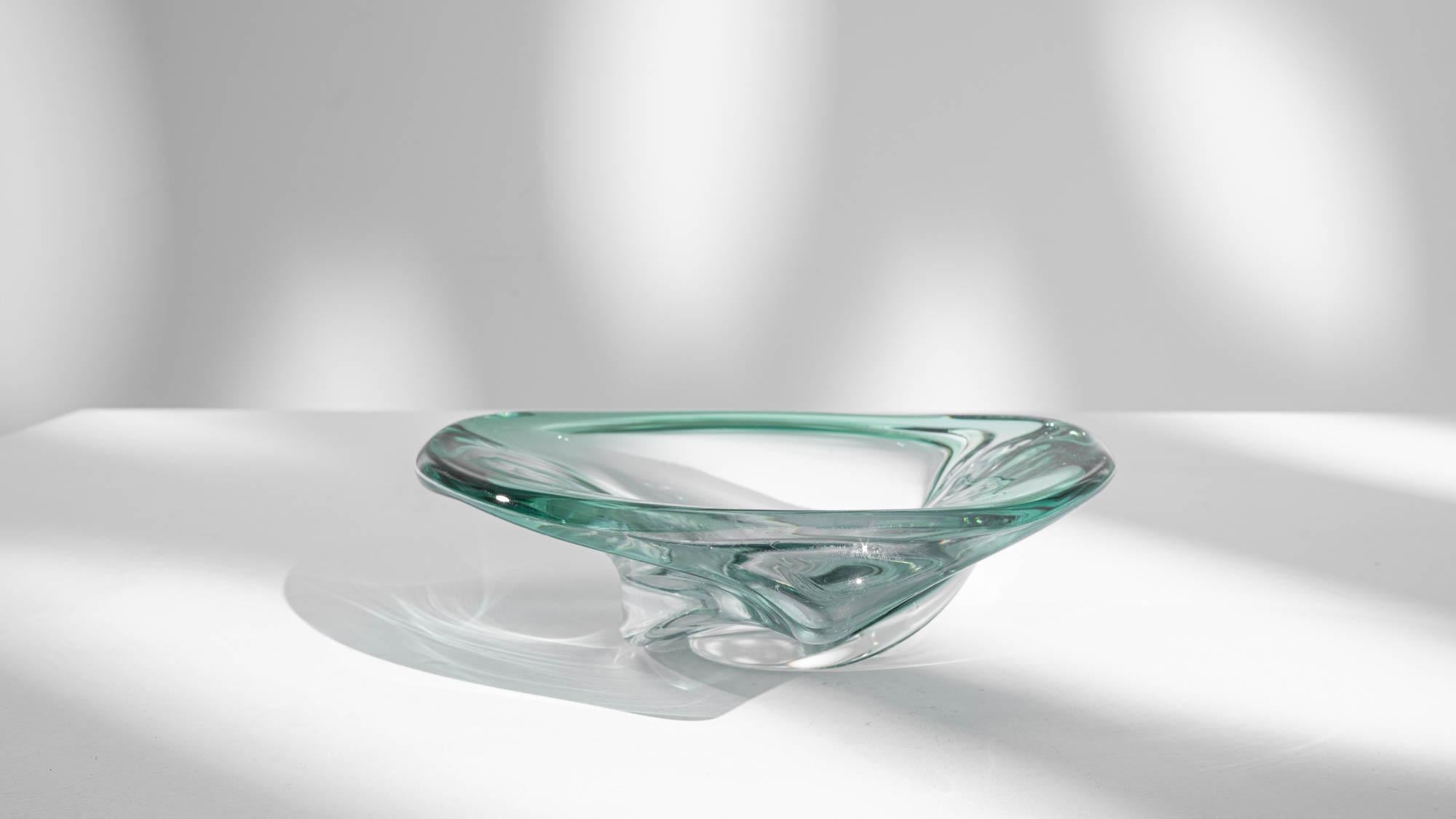 Vintage Italian Glass Plateau For Sale 1