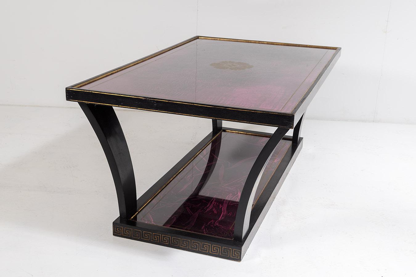 versace glass table