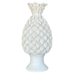 Vintage Italian Glazed Ceccerelli Pineapple Table Lamp