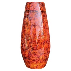 Vintage Italian Glazed Ceramic Vase