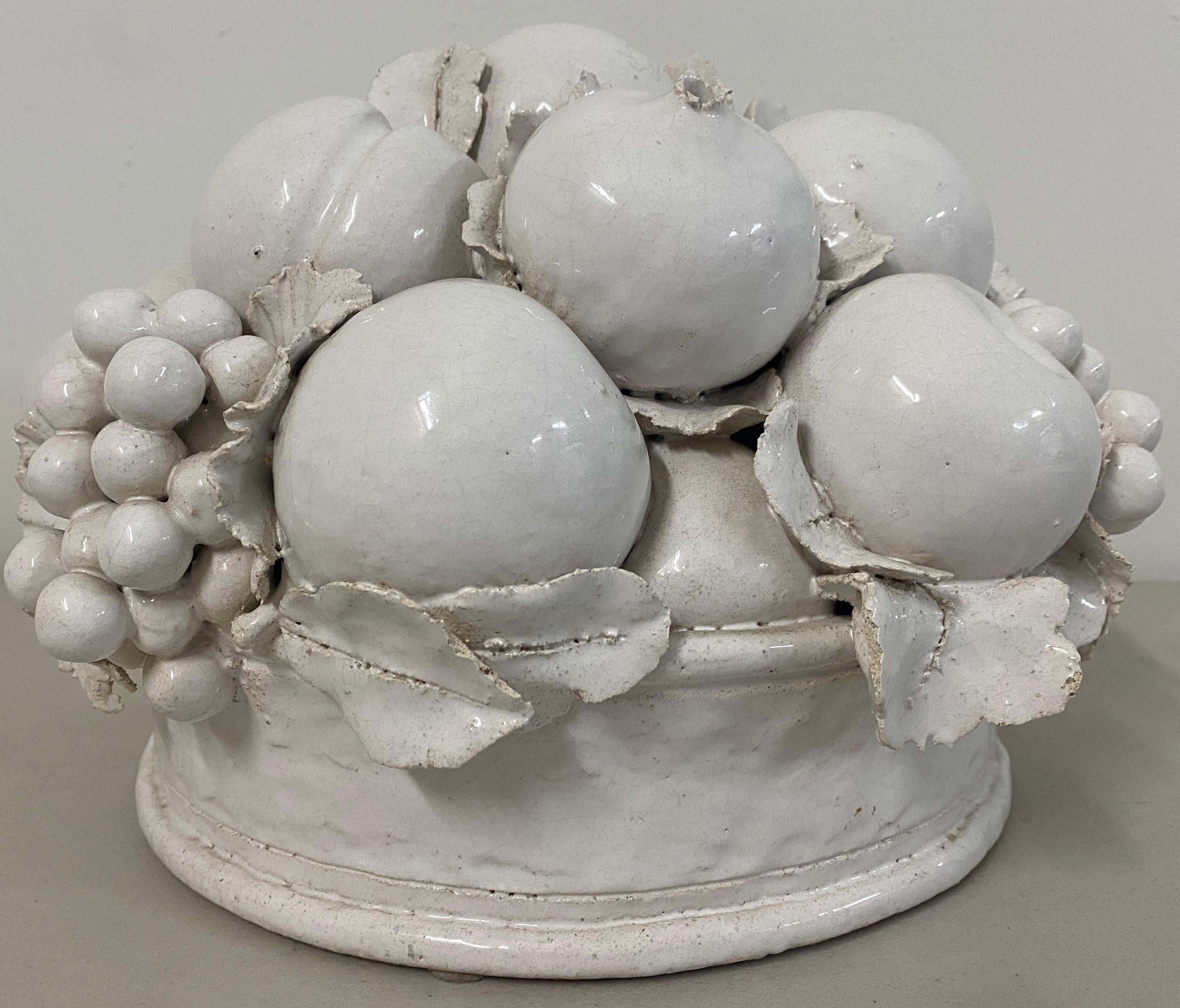 vintage ceramic fruit bowl centerpiece
