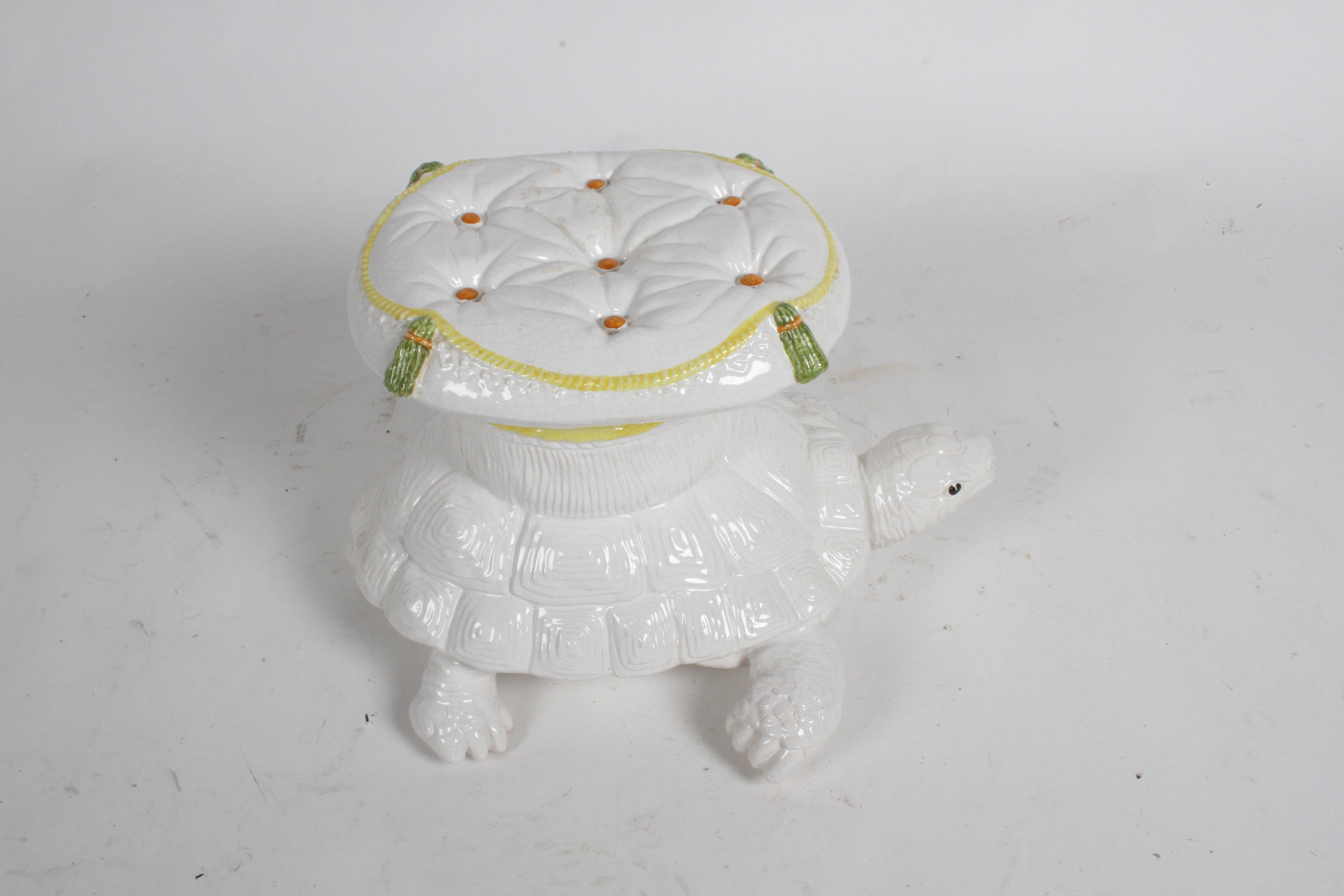 vintage ceramic turtle