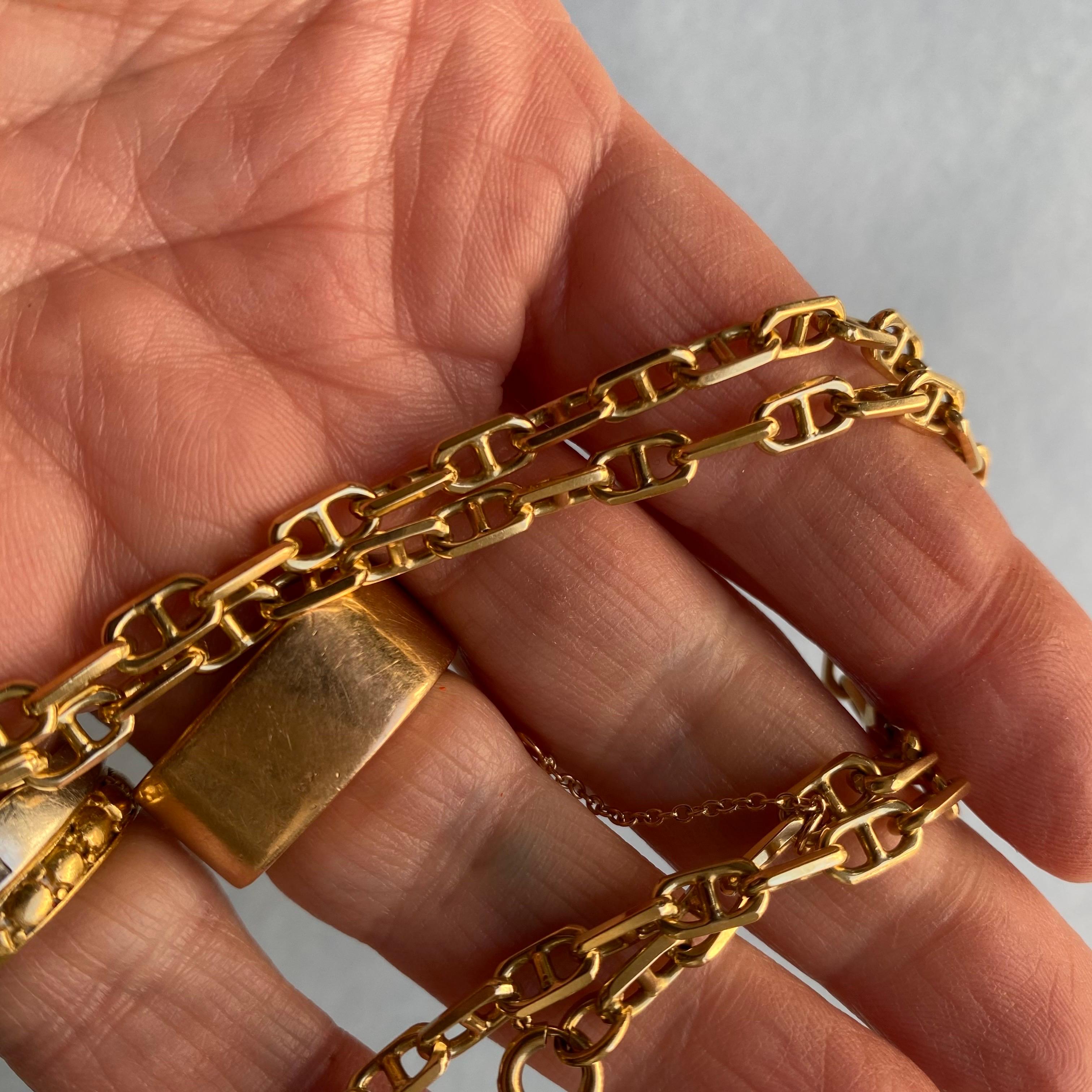 Vintage Italian gold chain In Good Condition In Amsterdam, NL
