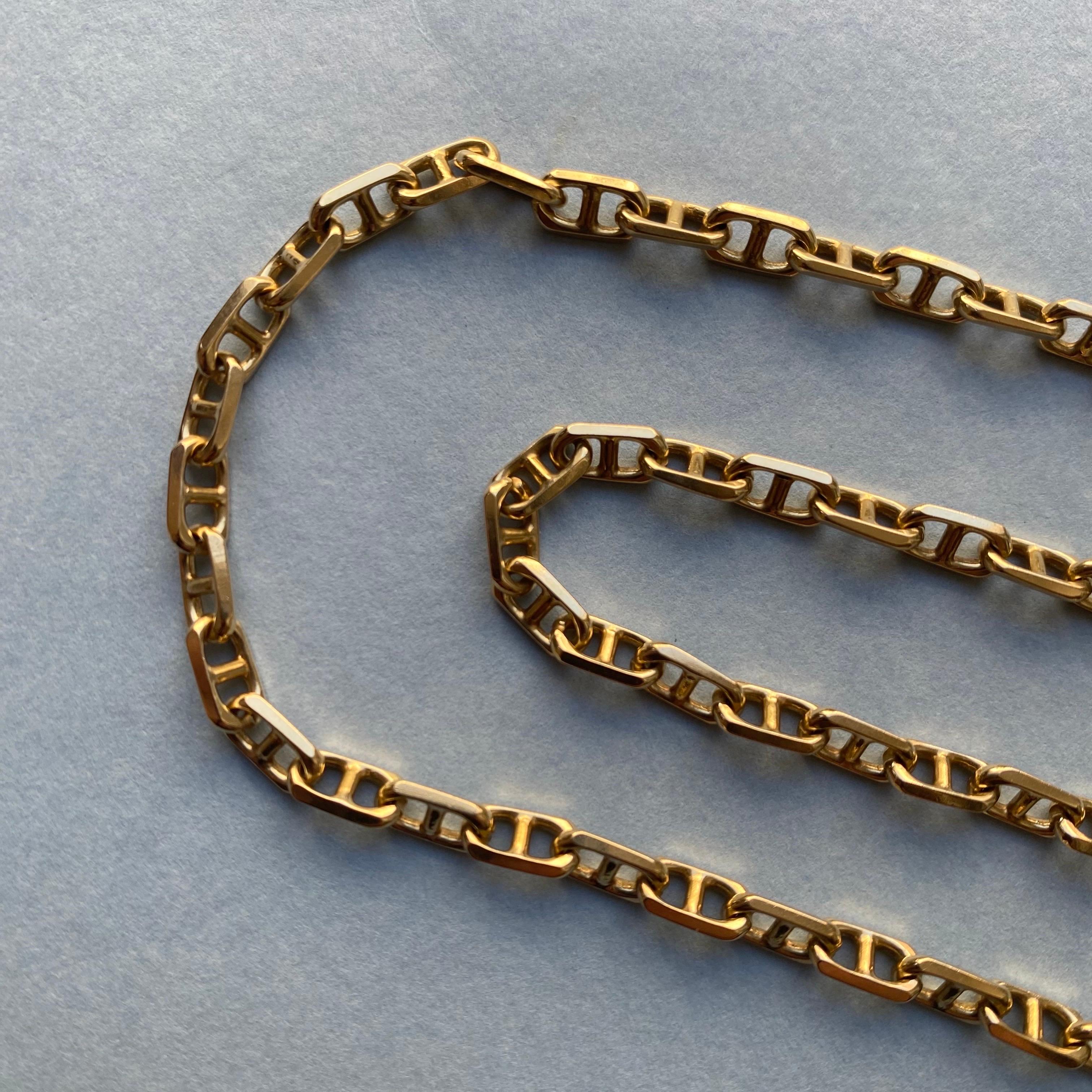 Women's or Men's Vintage Italian gold chain
