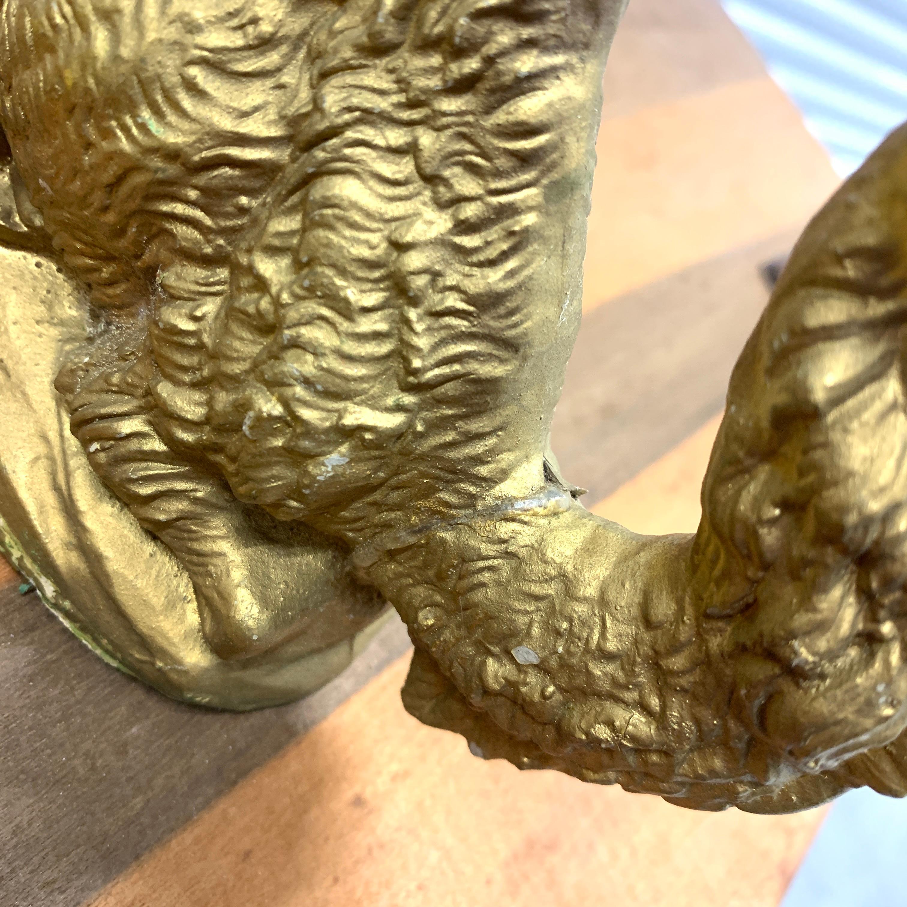 Vintage Italian Gold Gilt Camel Figures, a Pair For Sale 3