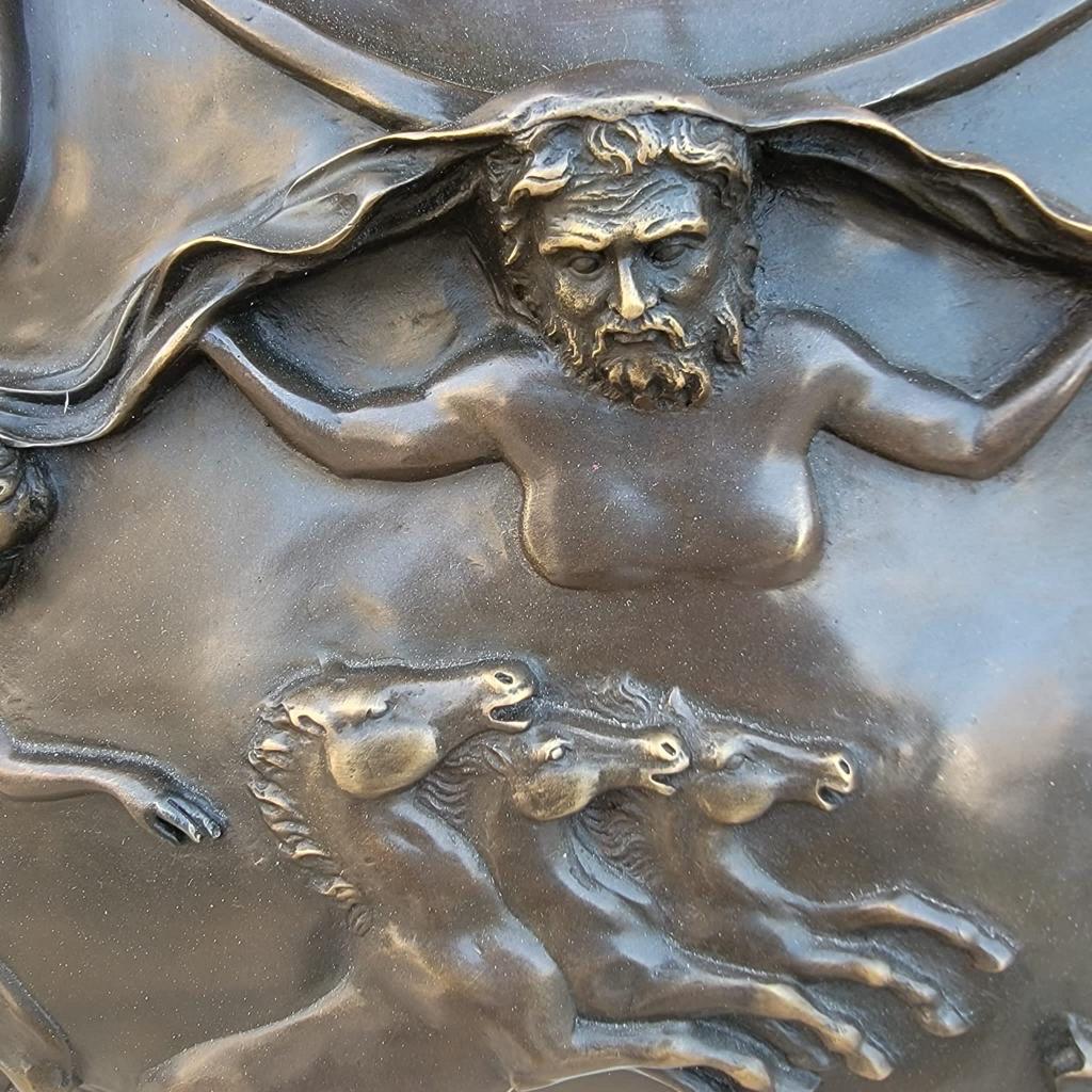 Italienische Grand Tour-Bronzebüste von Julius Augustus Caesar, Vintage (Handgefertigt) im Angebot