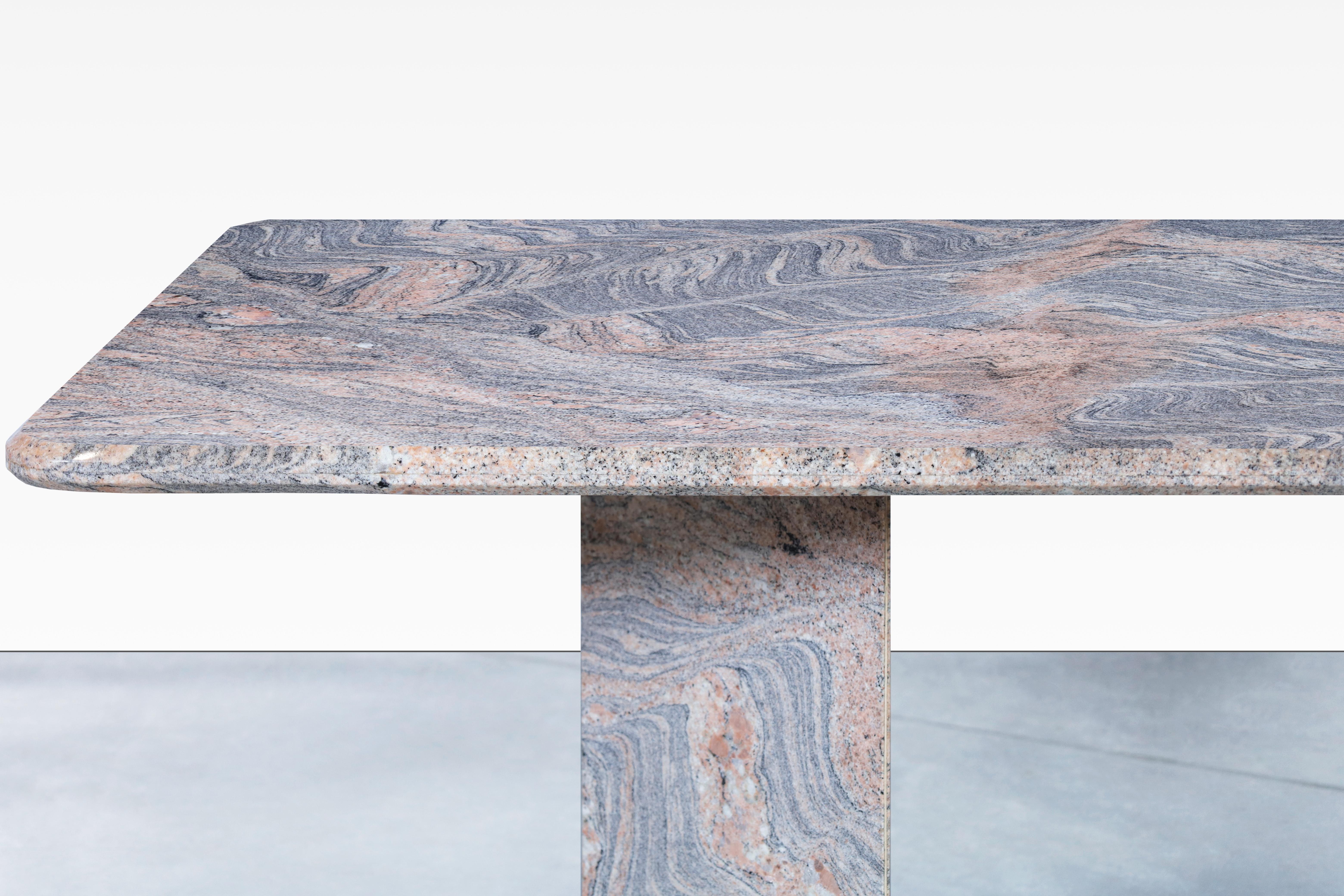 white granite top dining table