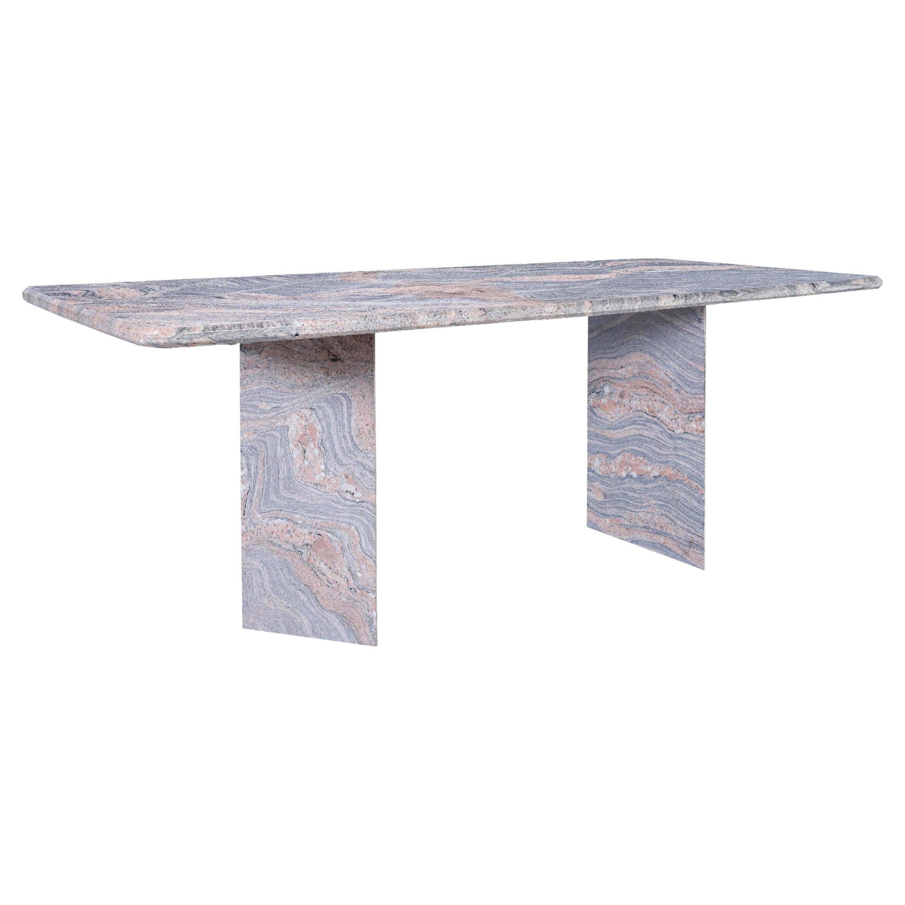 Vintage Italian Granite Dining Table
