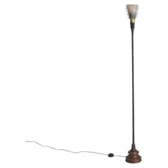 Vintage Italian Hammered Metal Prototype Floor Lamp by Banci Firenze