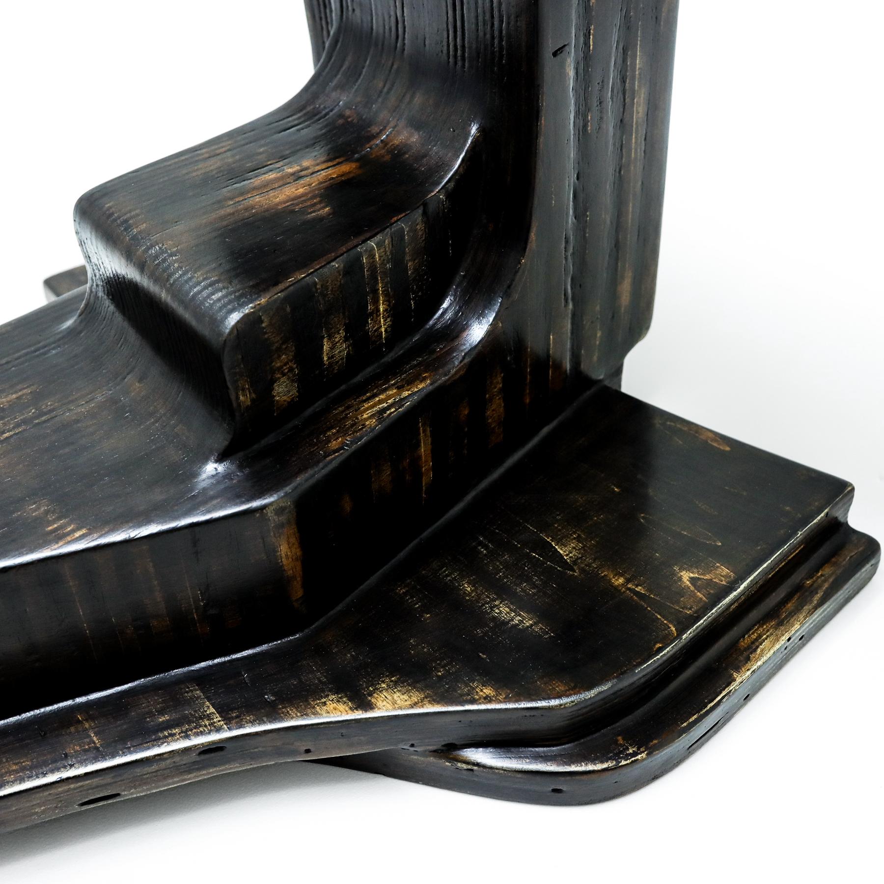 Brutalist dining table by Nerone Giovanni Ceccarelli co-founder Gruppo NP2 For Sale 3