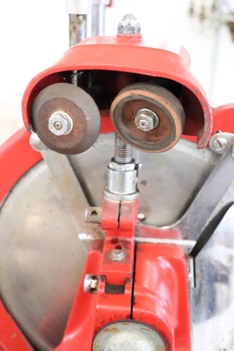 Vintage Italian HandCranked Meat Slicers by San 1960s at 1stDibs
