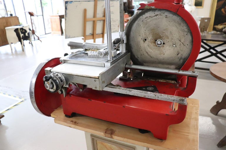 Vintage Italian Hand-Cranked Meat Slicers by San Giorgio, 1960s at 1stDibs  | italian hand crank meat slicer, old meat slicer, hand powered meat slicer