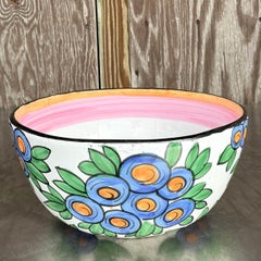 Vintage Italian Hand Painted Serving Bowl