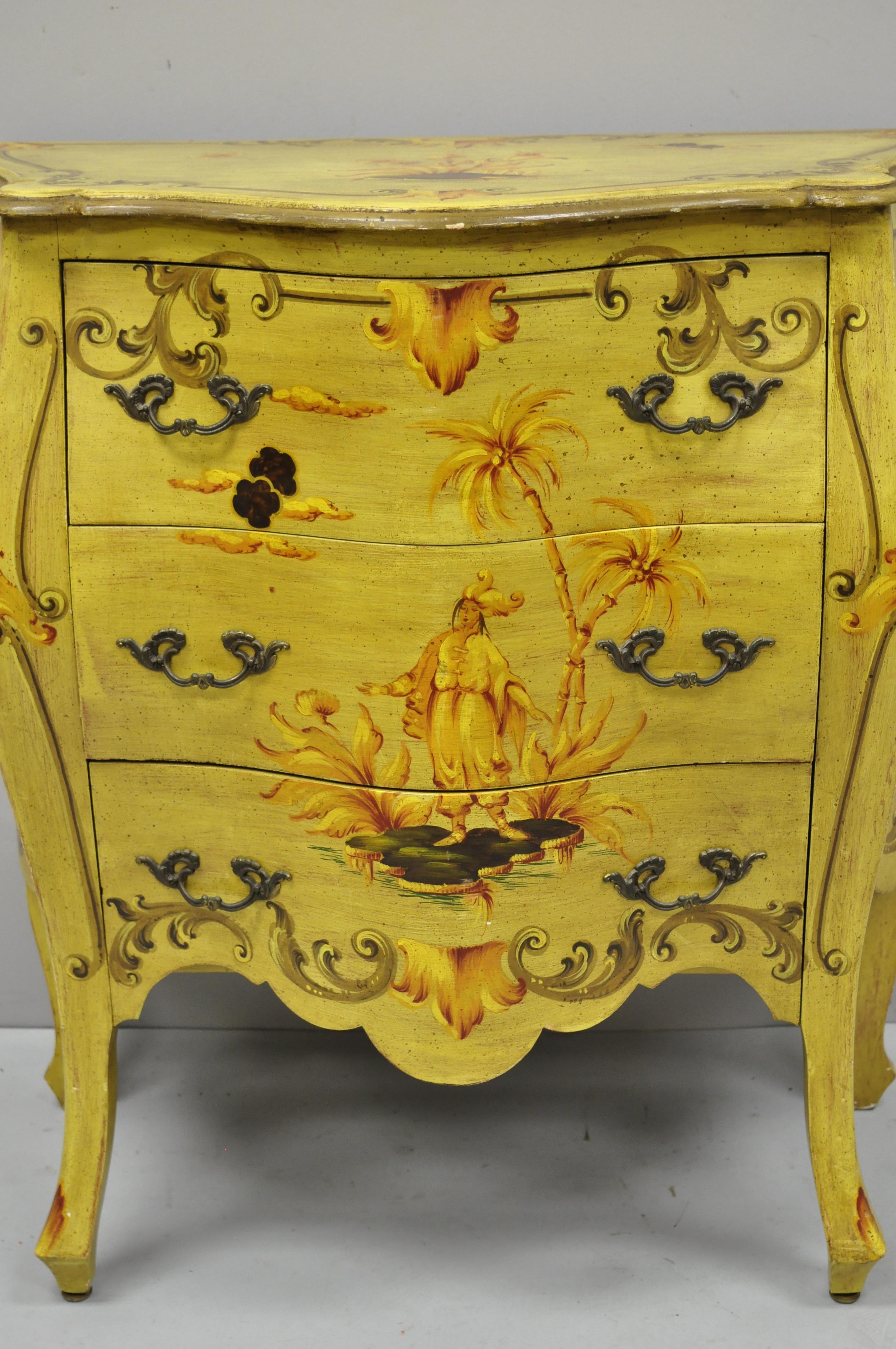 yellow commode