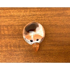 Uccello di vetro fatto a mano Vintage Italian Glass di Collevilca, Italia