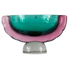 Vintage Italian Handmade Murano Glass Vase, by Marcello Furlan