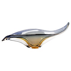 Vintage Italian Handmade Murano Glass Vase / Centerpiece