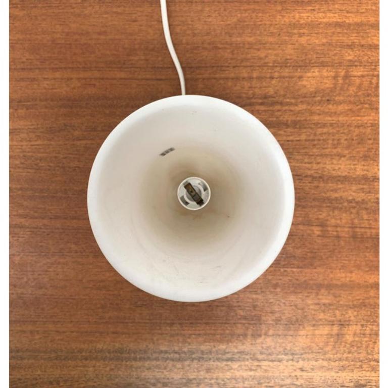 Vintage Italian Hollywood Regency Lámpara de mesa de alabastro, años 70 en venta 5