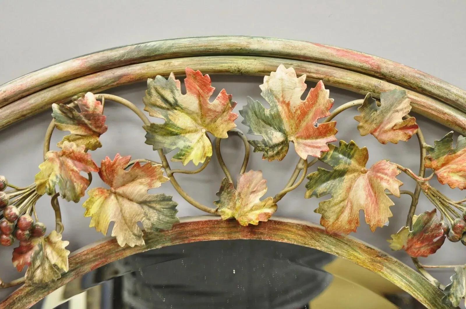 Vintage Italian Hollywood Regency Grapevine Maple Leaf 38