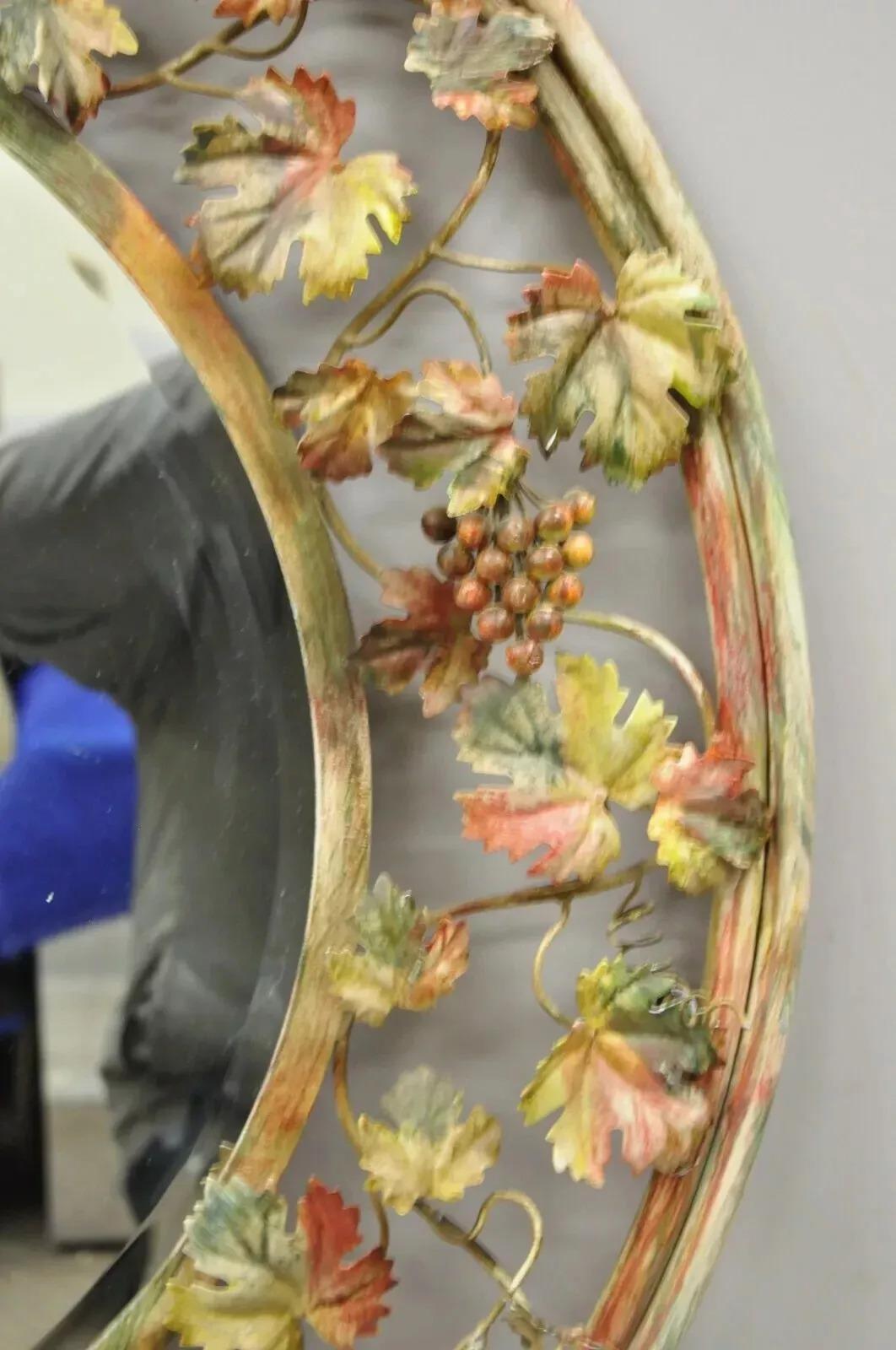 Vintage Italian Hollywood Regency Grapevine Maple Leaf 38