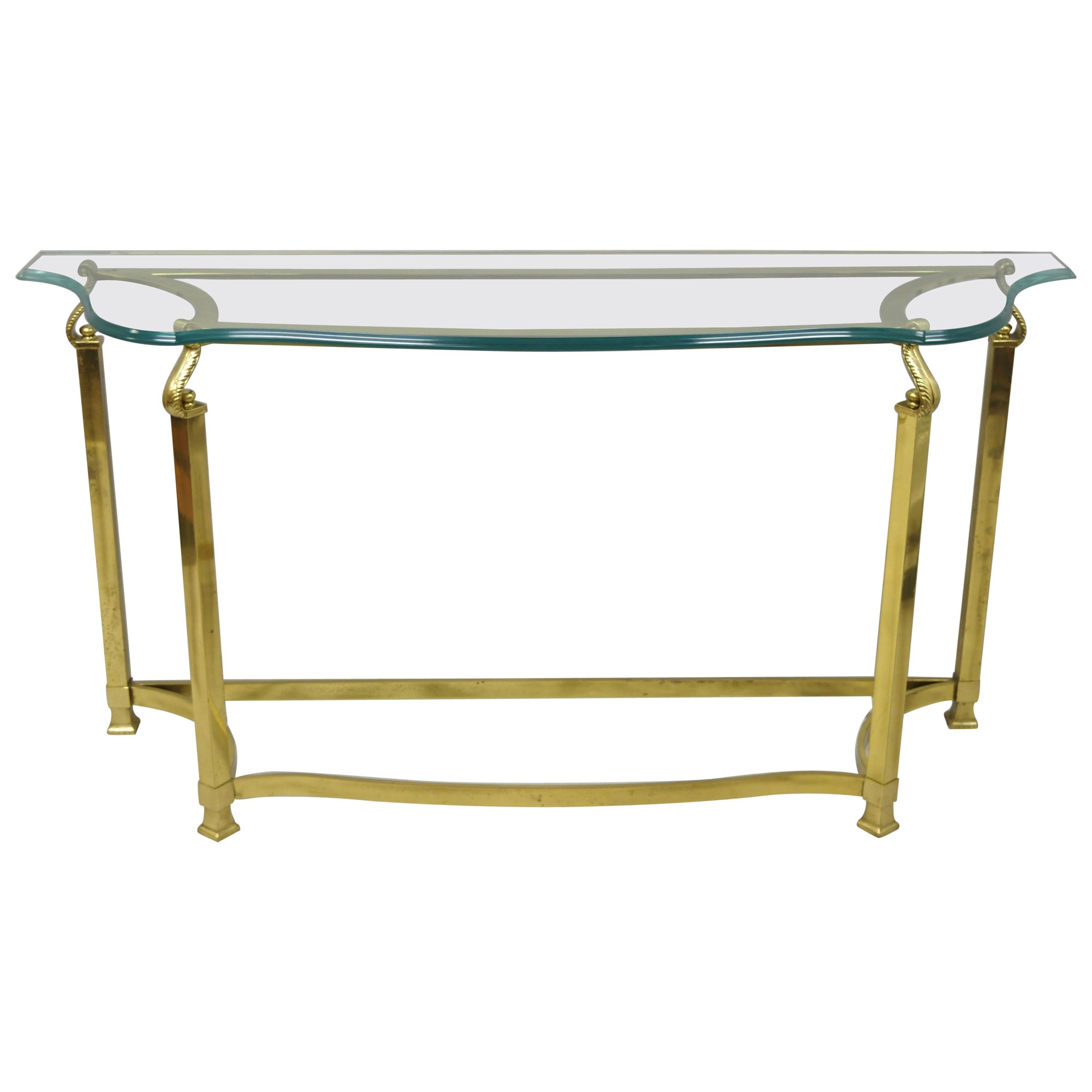 Lucite Console Table Base For Sale at 1stDibs