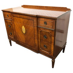 Vintage Italian Inlaid Three-Drawer Dresser