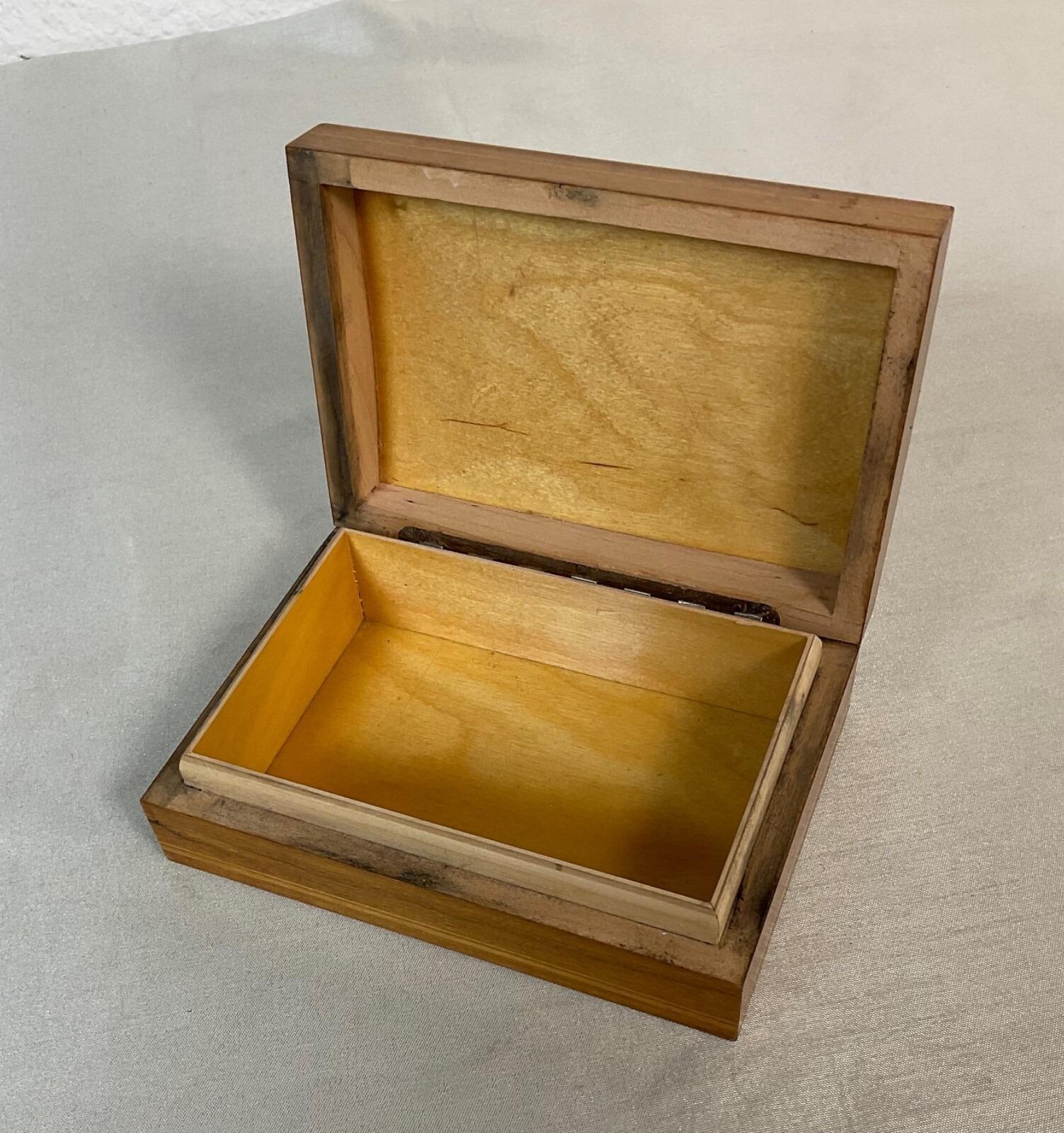 Vintage Italienisch Intarsien Holz Blumen-Box, 20. Jahrhundert - 2Y595 im Angebot 5