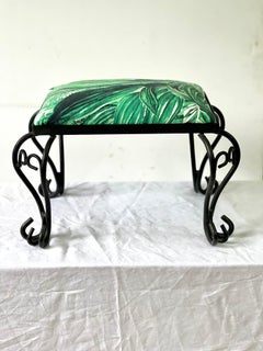 Vintage Italian Iron Stool