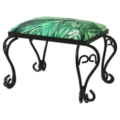 Vintage Italian Iron Stool