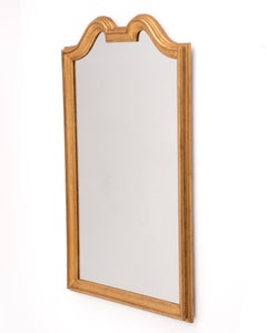 Vintage Italien Vergoldetes Holz Wandspiegel Hollywood Regency Labarge Drexel