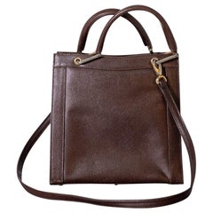 Borsa da donna Giorgia Vintage in pelle marrone