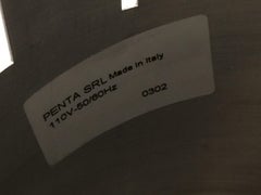 Vintage Italian Lamp in vetro di Penta, anni '70