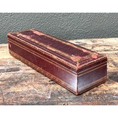 Vintage Italian Leather Embossed “Bertha” Box