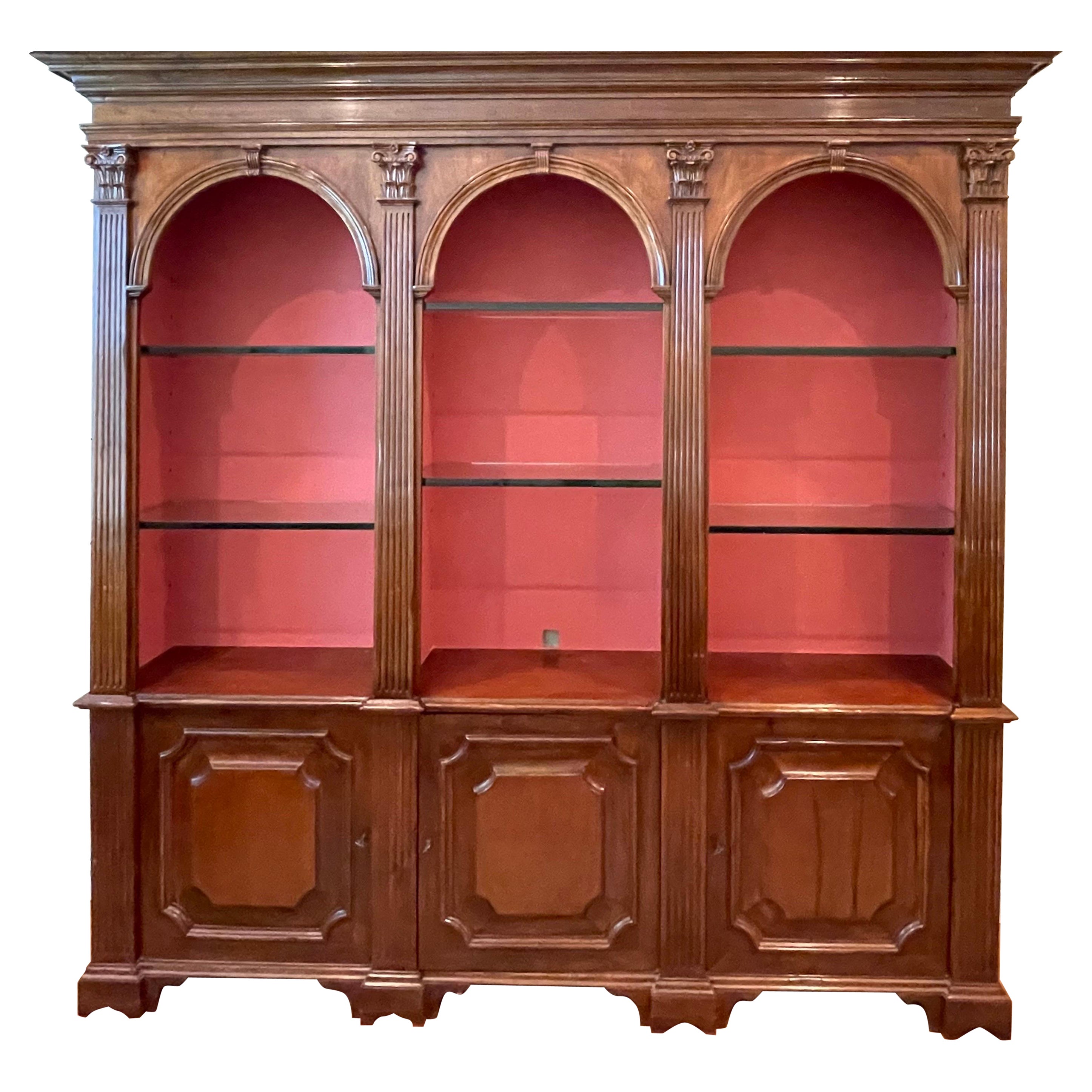 Vintage Italian Library Cabinet