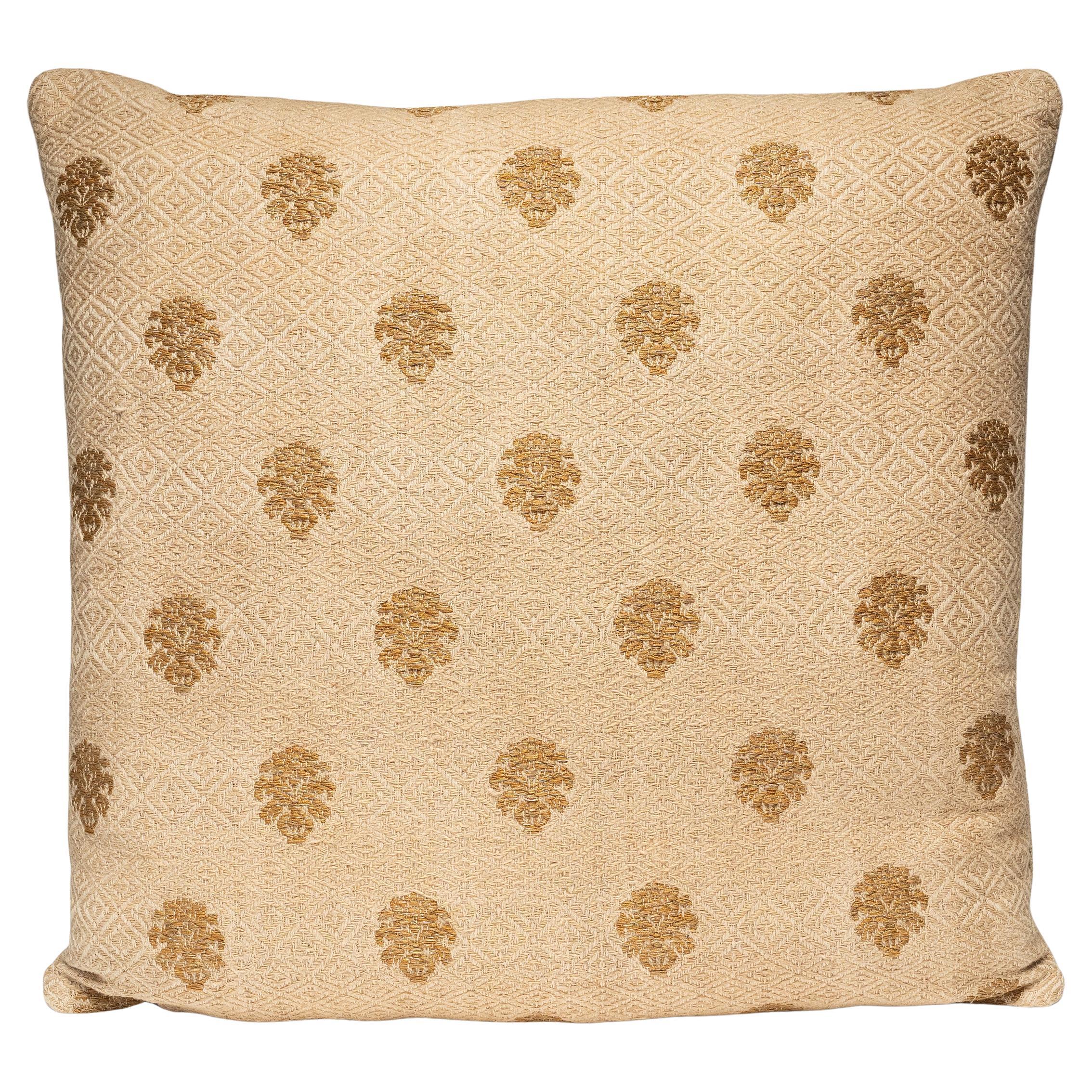 Vintage Italienisch Leinen Throw Pillow im Angebot