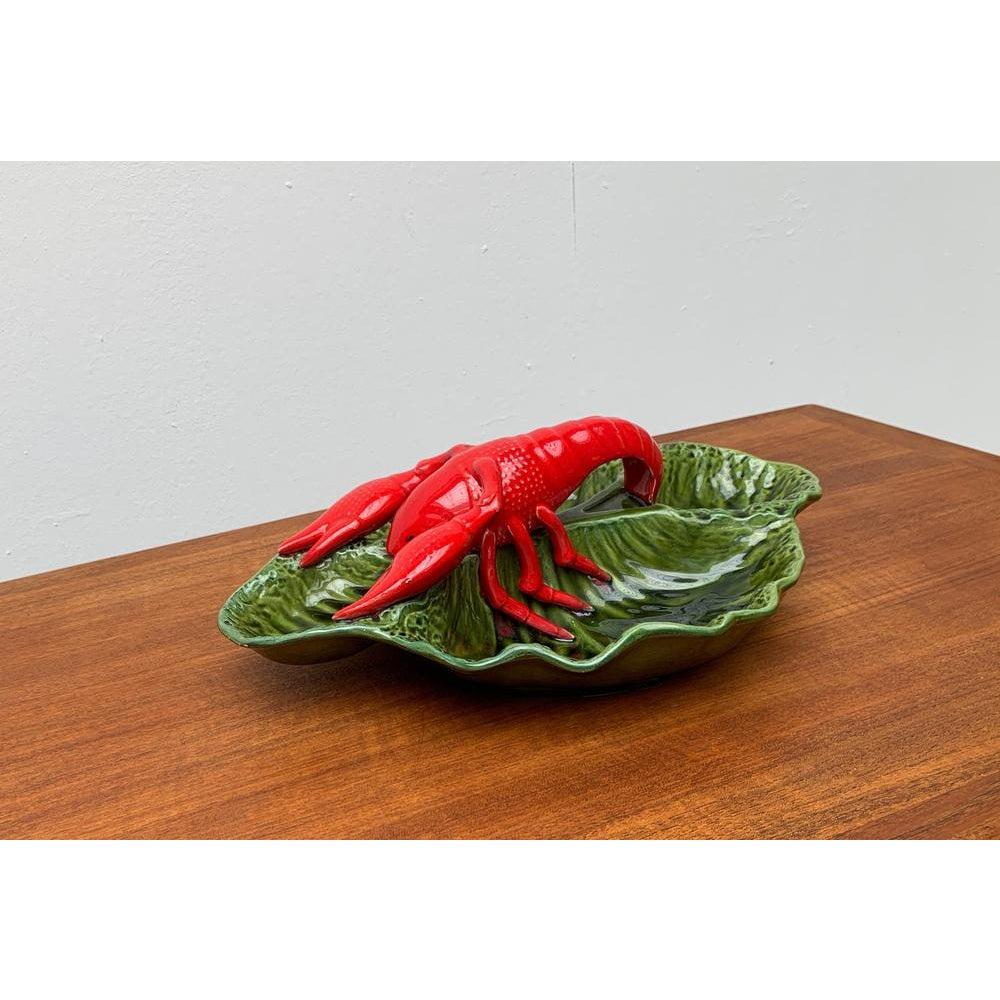 Vintage Italian Lobster Pottery Bowl Sculpture, en très bon état. Conçu de 1980 à 1989.

Informations complémentaires :
Matériaux : Céramique
Styles : Post-moderne
Couleur : Vert
Pays d'origine : Italie
Période : 1980s
Type d'article : Vintage,