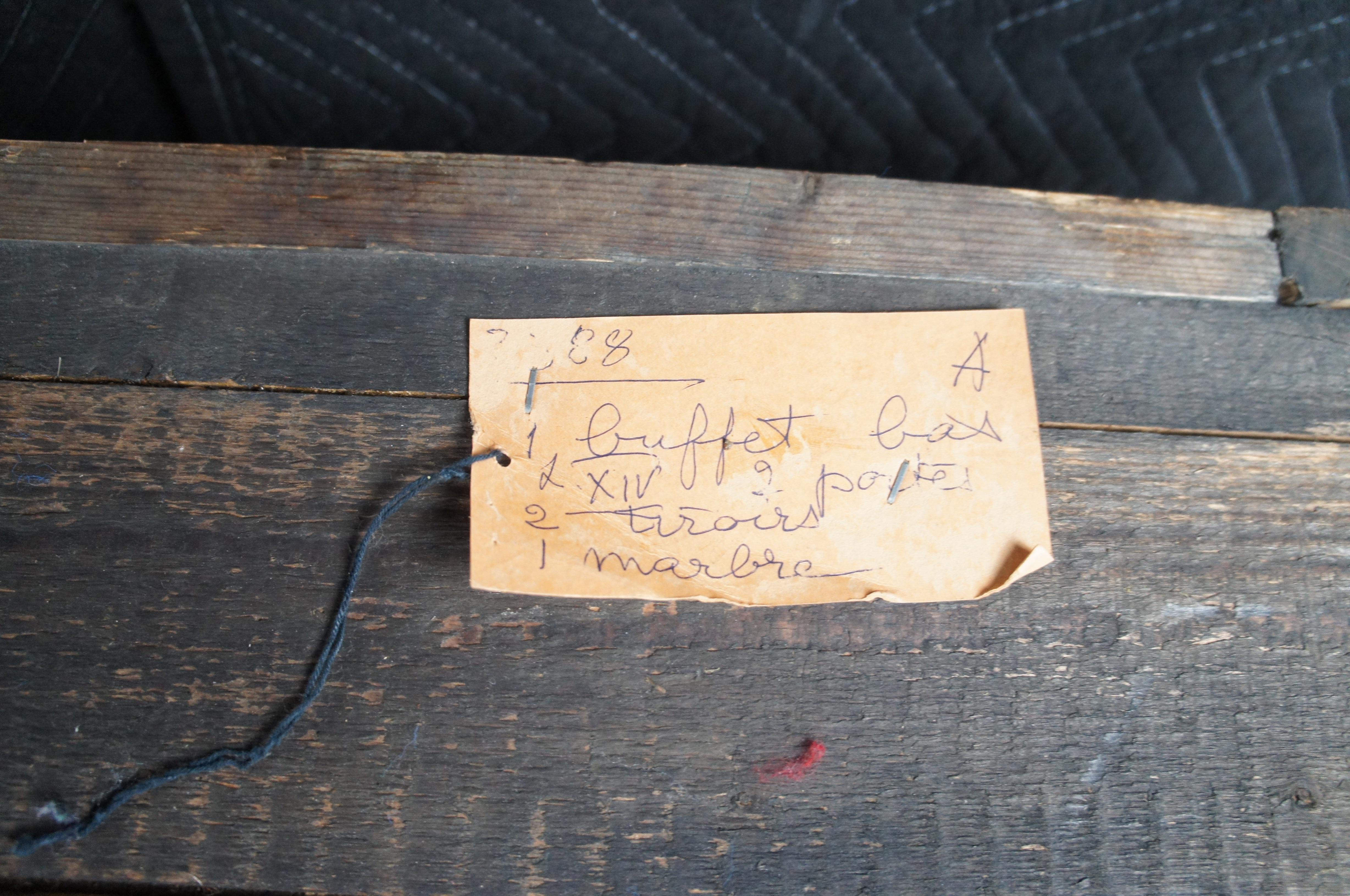 Vintage Italian Louis XVI Style Birdseye Maple Commode Chest of Drawers Console For Sale 9