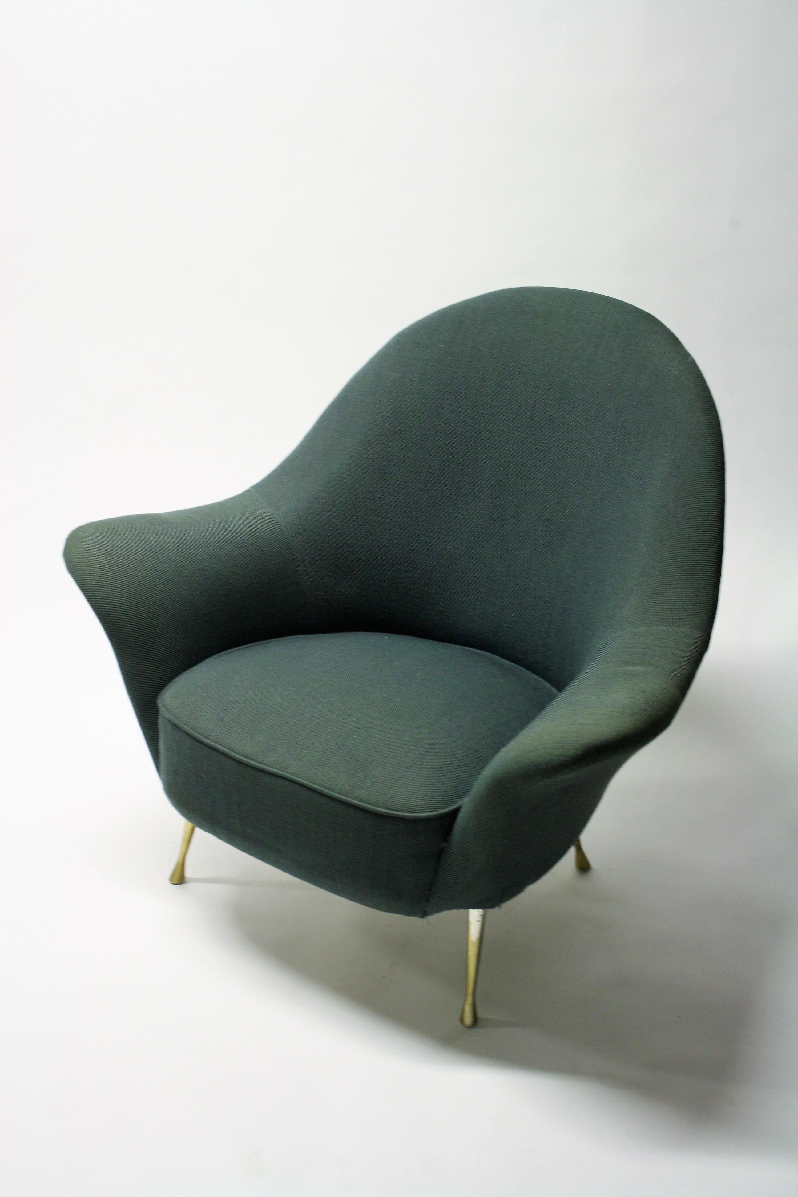 Vintage Italian Lounge Chair or Club Chair, 1950s 5